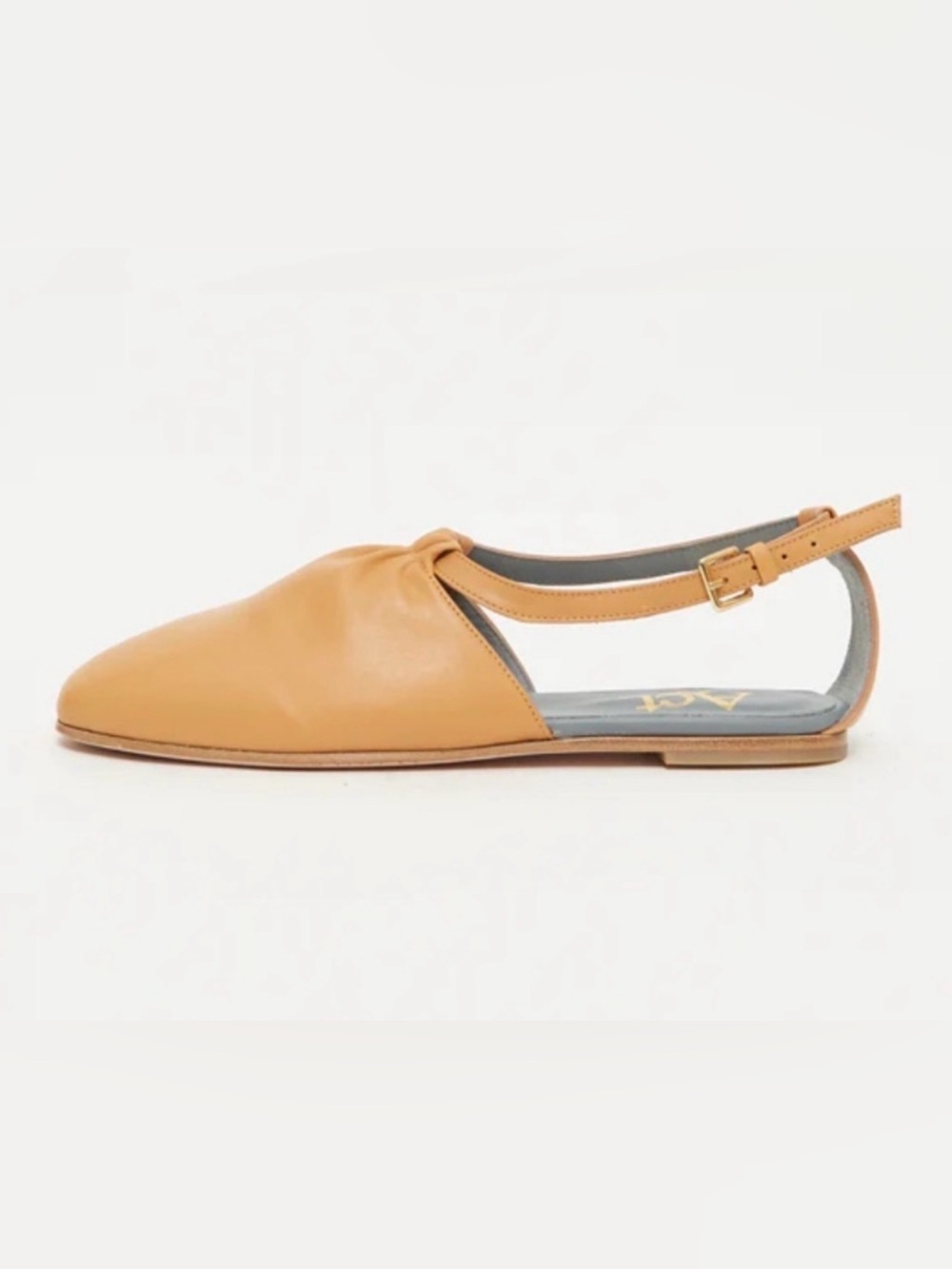 Act Series A.012 23 Tan Leather Slingback Flats
Handcrafted in Mallorca, Spain